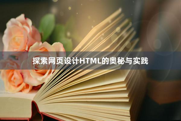 探索网页设计HTML的奥秘与实践